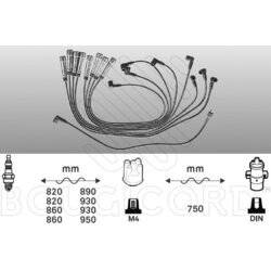 Sada zapaľovacích káblov EFI AUTOMOTIVE 7163