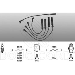 Sada zapaľovacích káblov EFI AUTOMOTIVE 7165