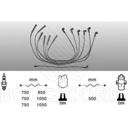 Sada zapaľovacích káblov EFI AUTOMOTIVE 7106