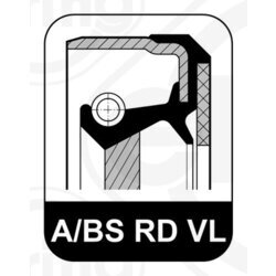 Tesniaci krúžok kľukového hriadeľa ELRING 754.669 - obr. 1