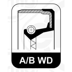 Tesniaci krúžok hriadeľa diferenciálu ELRING 198.440