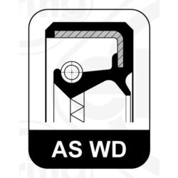 Tesniaci krúžok hriadeľa diferenciálu ELRING 761.160