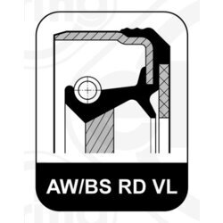 Tesniaci krúžok kľukového hriadeľa ELRING 084.920 - obr. 1
