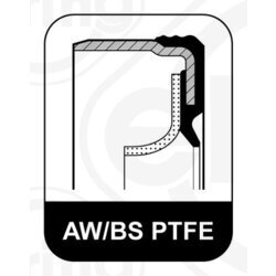 Tesniaci krúžok kľukového hriadeľa ELRING 013.310