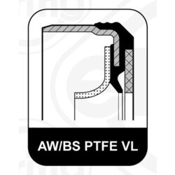 Tesniaci krúžok kľukového hriadeľa ELRING 445.600 - obr. 1