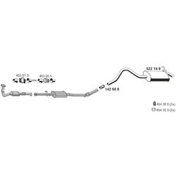 Výfukový systém ERNST 100155