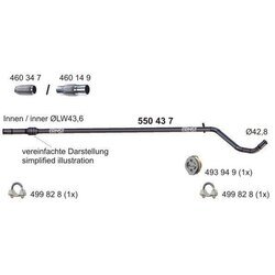 Výfukové potrubie ERNST 550437