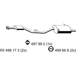 Koncový tlmič výfuku ERNST 273053