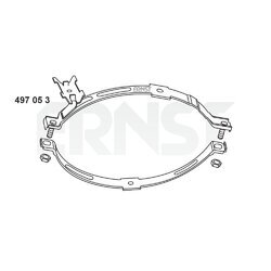 Držiak tlmiča výfuku ERNST 497053