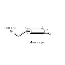 Koncový tlmič výfuku ERNST 530040