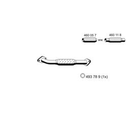 Výfukové potrubie ERNST 344401