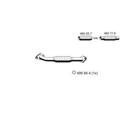 Výfukové potrubie ERNST 344425