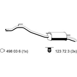 Koncový tlmič výfuku ERNST 176200