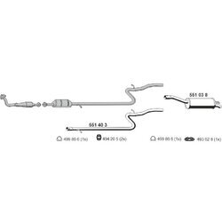 Výfukový systém ERNST 120135