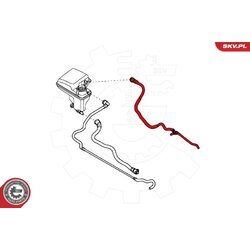 Odvzdušňovacia hadica pre vyrovnávaciu nádržku ESEN SKV 96SKV040 - obr. 3