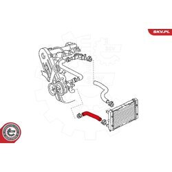 Hadica chladenia ESEN SKV 43SKV704 - obr. 3