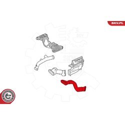 Nasávacia hadica, Vzduchový filter ESEN SKV 43SKV910 - obr. 3