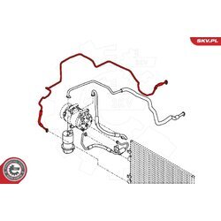Vedenie vysokého tlaku klimatizácie ESEN SKV 43SKV520 - obr. 4