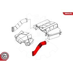 Nasávacia hadica, Vzduchový filter ESEN SKV 43SKV908 - obr. 3