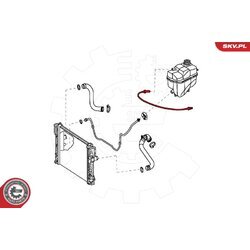 Hadica chladenia ESEN SKV 43SKV736 - obr. 3