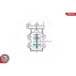 EGR ventil ESEN SKV 14SKV088 - obr. 5