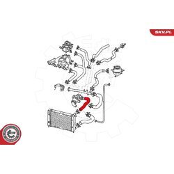 Hadica chladenia ESEN SKV 43SKV717 - obr. 3