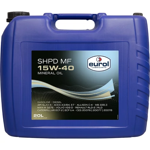 EUROL SHPD 15W-40 MF E7 20L