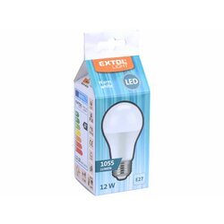 Žiarovka LED, 12W, 1055lm, E27, Ø60mm, EXTOL LIGHT - obr. 3