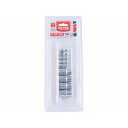 Hlavice nástrčné Torx, 1/4'' E5-18, CrV, EXTOL PREMIUM - obr. 1