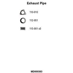 Výfukové potrubie FA1 MD000383