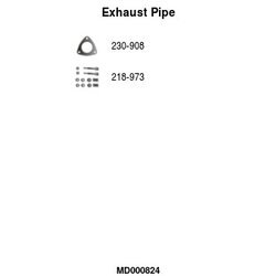 Výfukové potrubie FA1 MD000824