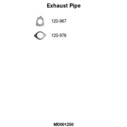 Výfukové potrubie FA1 MD001250