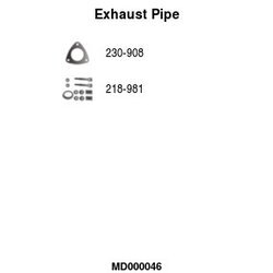 Výfukové potrubie FA1 MD000046