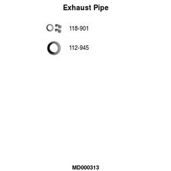 Výfukové potrubie FA1 MD000313