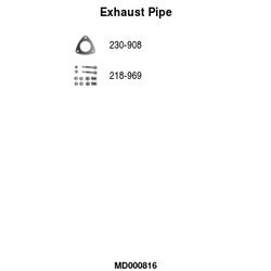 Výfukové potrubie FA1 MD000816
