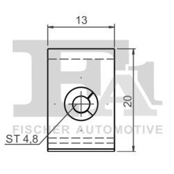 Plechova matica FA1 10-40090.10 - obr. 1