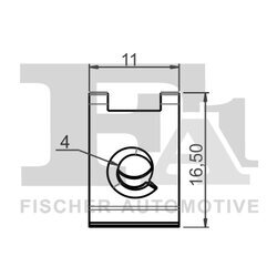 Plechova matica FA1 99-10095.5 - obr. 1