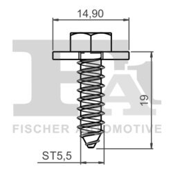 Skrutka FA1 12-70003.100 - obr. 1