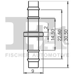 Adaptér, hadicová spojka FA1 33-60010.10 - obr. 1