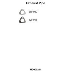 Výfukové potrubie FA1 MD000204
