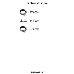 Výfukové potrubie FA1 MD000528