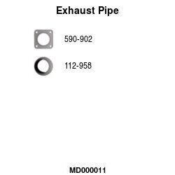Výfukové potrubie FA1 MD000011