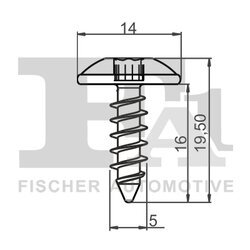 Skrutka FA1 11-70002.100 - obr. 1