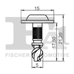 Motor-/Spodny ochranny kryt FA1 11-40095.25 - obr. 1