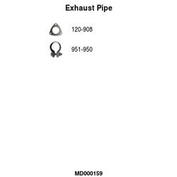 Výfukové potrubie FA1 MD000159