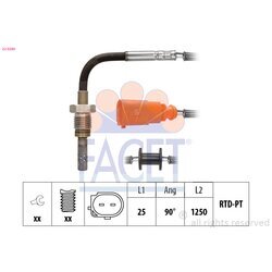 Snímač teploty výfukových plynov FACET 22.0280