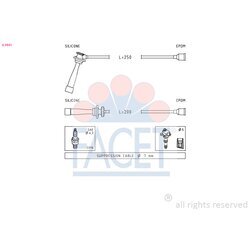 Sada zapaľovacích káblov FACET 4.9841