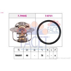 Termostat chladenia FACET 7.7993