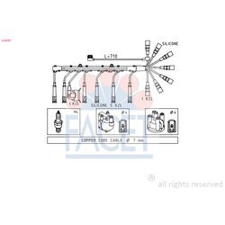 Sada zapaľovacích káblov FACET 4.8597