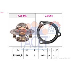 Termostat chladenia FACET 7.8587